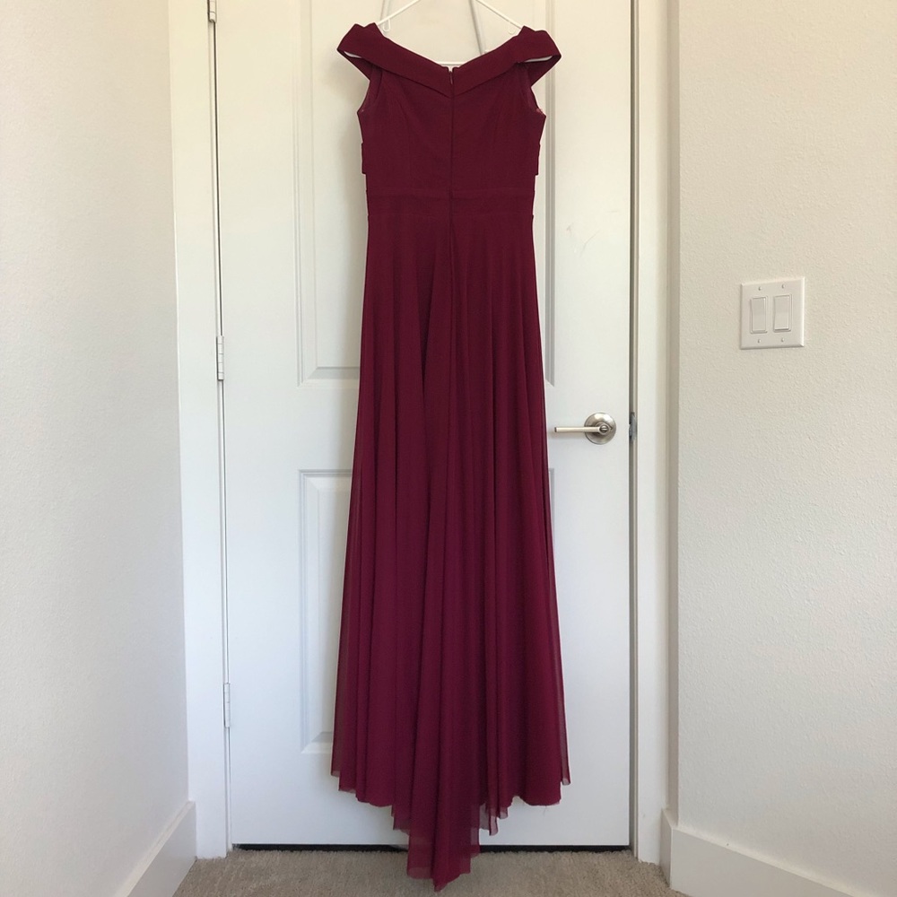 Slight High-Low Tulle Dress - Picture 3 of 8